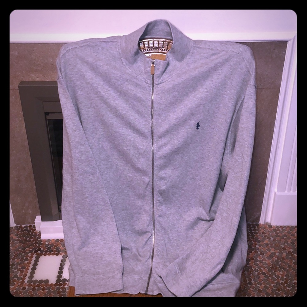 Men’s 3x polo zip up hoodie